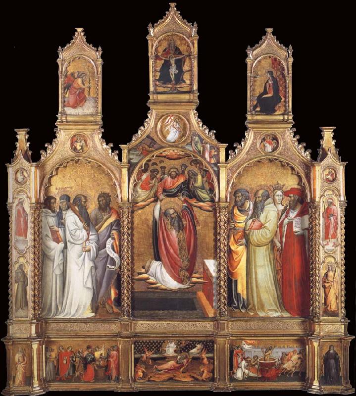 Giovanni dal ponte Polyptych of the Ascension of Saint John the Evangelist China oil painting art